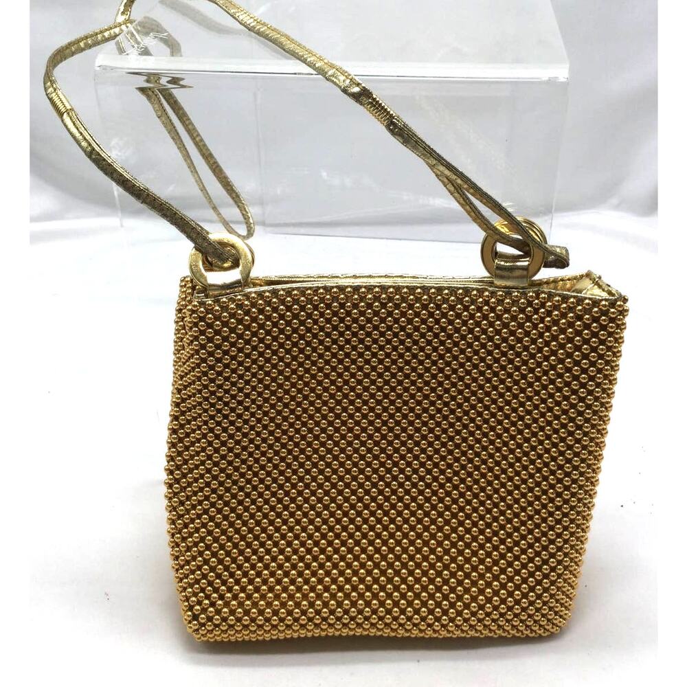 Y&S Original Gold Beaded Crossbody purse